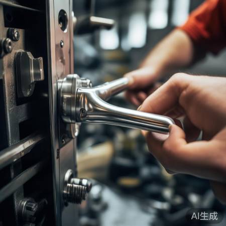 安装把手，螺丝固定，位置便捷。