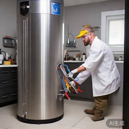 “安装加热棒，底部固定，避触金