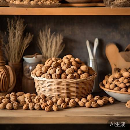 核桃存放通风防潮