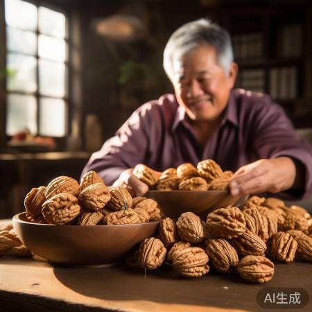 文玩核桃油，抗氧化，护心血管。