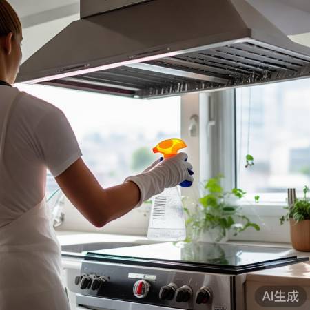 定期清洁油烟机，保障健康生活。