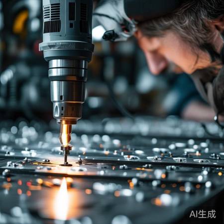 钻孔安装智能锁，确保尺寸准确。