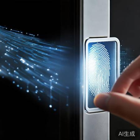 指纹比对解锁，一键便捷！