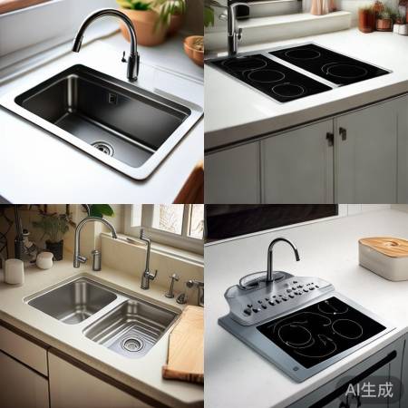 厨房选水槽灶，大小材质要考虑