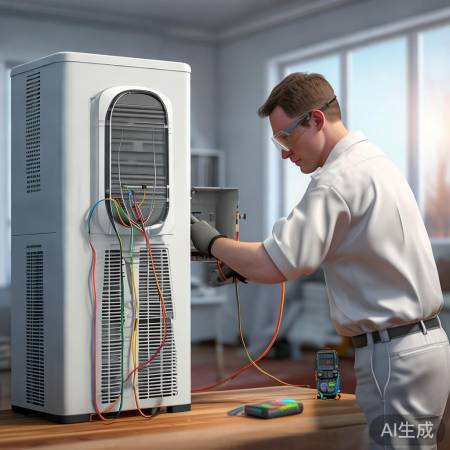 美的空气能漏电维修技巧分享