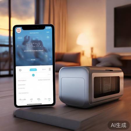 智能空气能地暖，手机APP远程