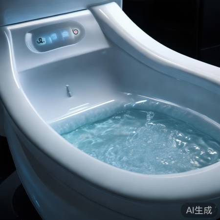 智能马桶面板，感应冲水，节能卫