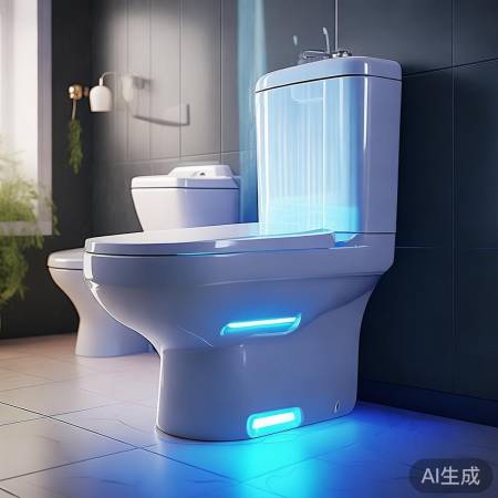 智能马桶除臭功能，卫生间清新必