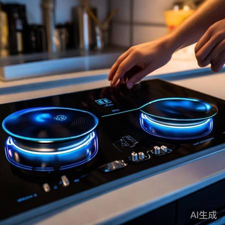 樱花灶具，智能定时防干烧，感应