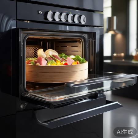 奥田蒸烤箱，无需加水，自动产蒸