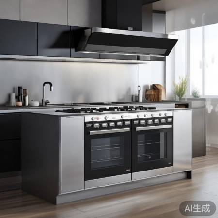 单电机集成灶，一机多用，节省空