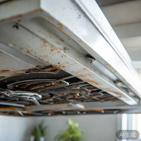 油烟沉积叶变形，抽油烟机噪音增