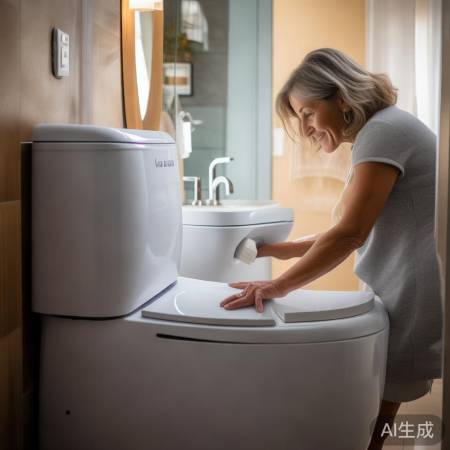 智能马桶节水模式，老人小孩首选