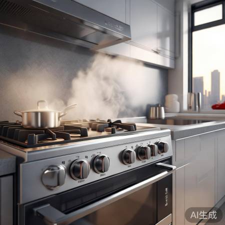 海尔油烟机，高效静音，吸烟力强