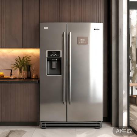 轻按旋转，冰箱红酒柜启动，渐入