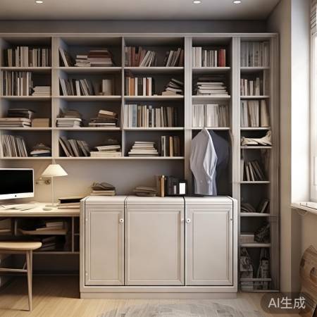 预留空间，保险柜上放衣物饰品