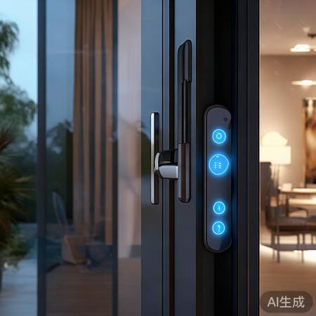 智能指纹锁，远程锁门监控，便捷