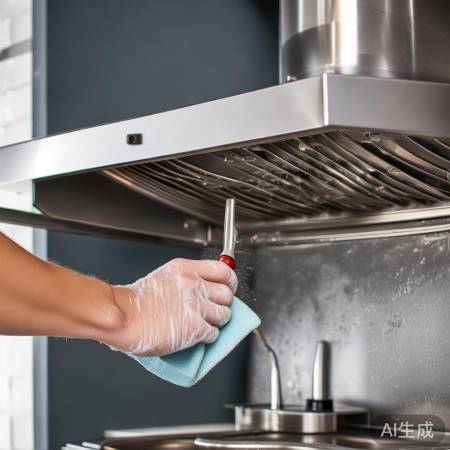 清洁抽油烟机内部，风轮油网净如