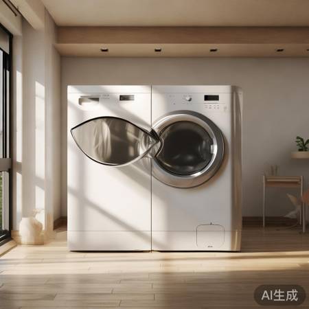 移动滚筒洗衣机，空间更灵活。