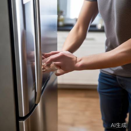 冰箱密封条，定期检查防漏冷。