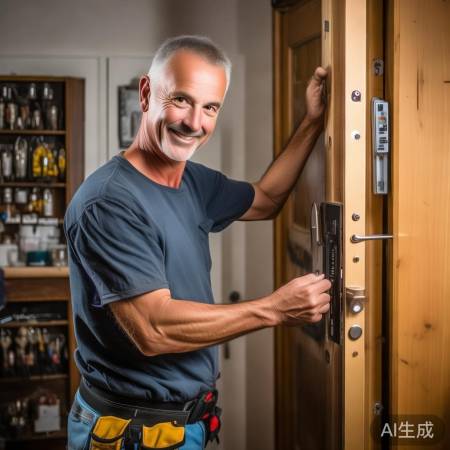 韩师傅指纹锁，专业安装维修。