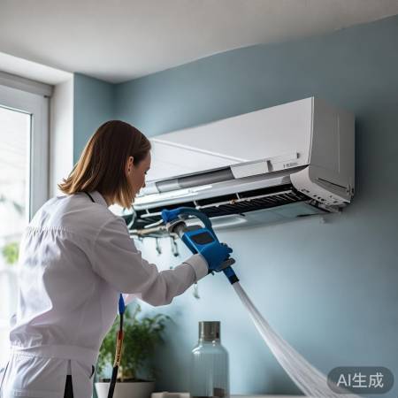 空调定期专业清，深层洁净护健康