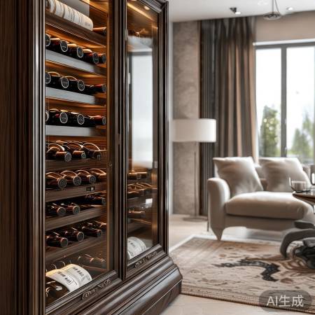 别墅红酒柜：生活品质亮点