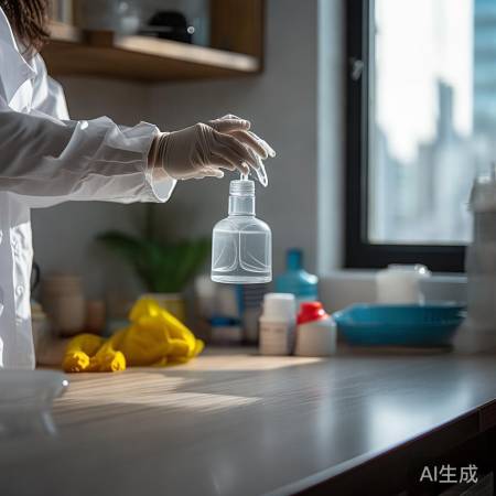 84消毒液使用需防护，慎防溅眼