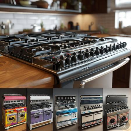 燃气灶款式多样，风格随心选