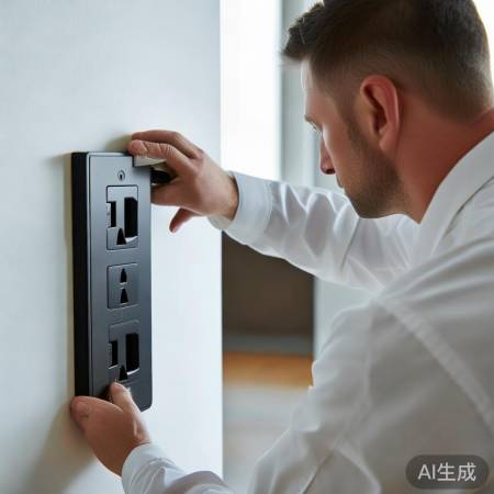 “插座安全，防水防潮，远离水源