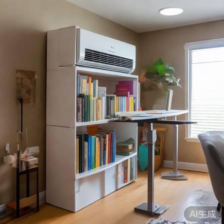 空调墙变书桌，创意学习空间！