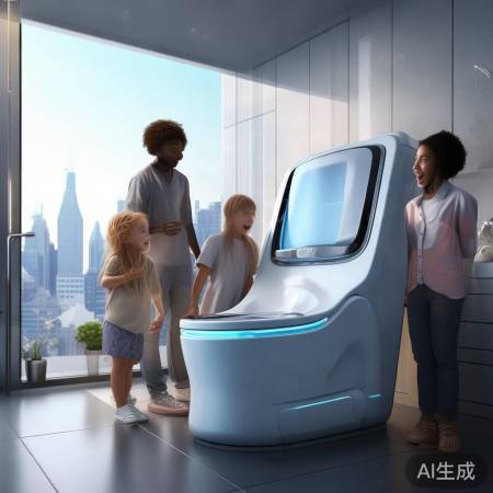 智能马桶，科技革命，便捷舒适新