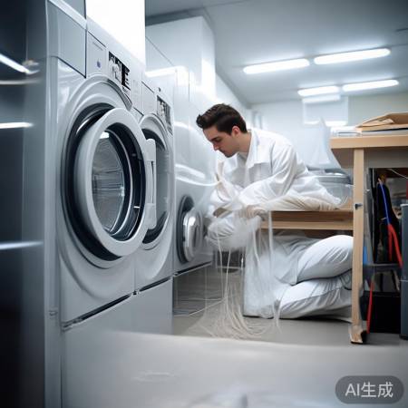 保持环境整洁，防尘入洗衣机