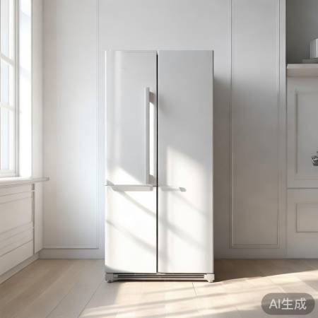白色冰箱百搭，亮厨空间扩