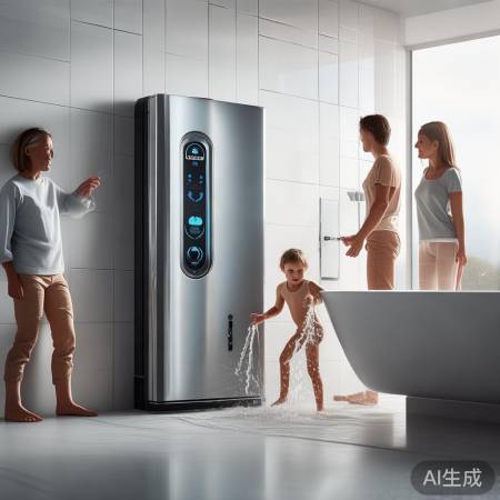 智能热水器，便捷调节，空间考量