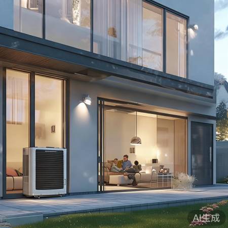 “空气能采暖，省心又省力，暖室