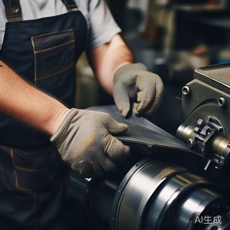 安装新皮带，注意松紧适中