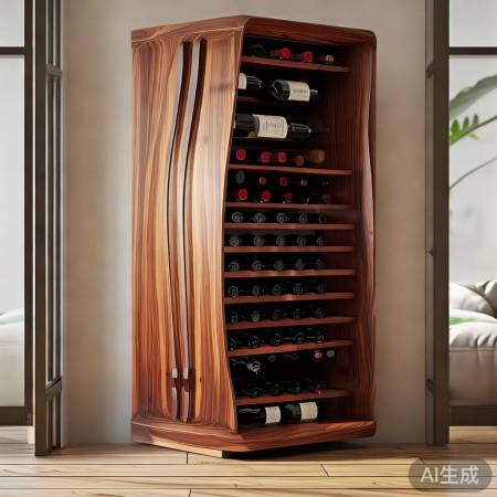 酒柜设计简约，美学家居点缀。