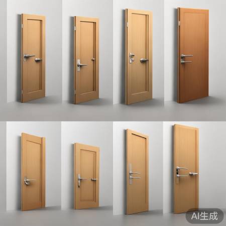 门把手尺寸宜适中，亲自看或实物