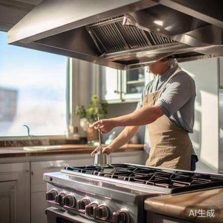 油烟机清洁后涂防锈油，防霜延寿