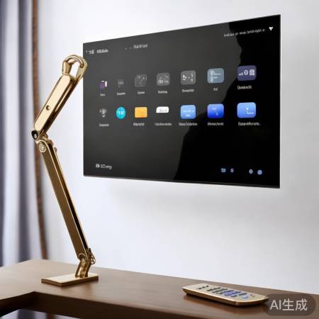 “智能机械臂电视支架，语音控制