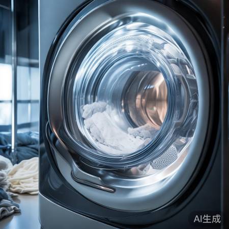 洗衣机高速脱水，结构智能控护衣