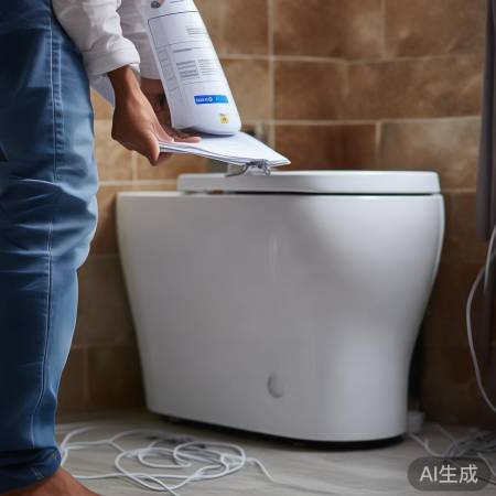 安装智能马桶电线，遵说明书或请