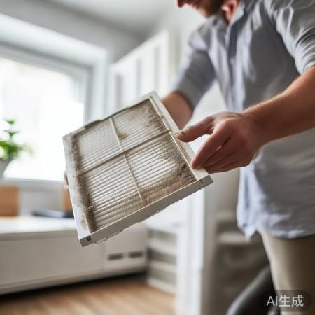 “空调过滤网定期洗，清爽凉爽又