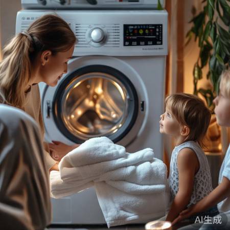 环保洗毛巾，少用洗衣液，选可降