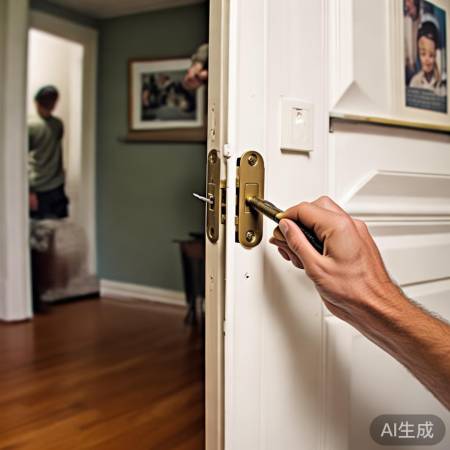 调整门铰链，减少门响噪音