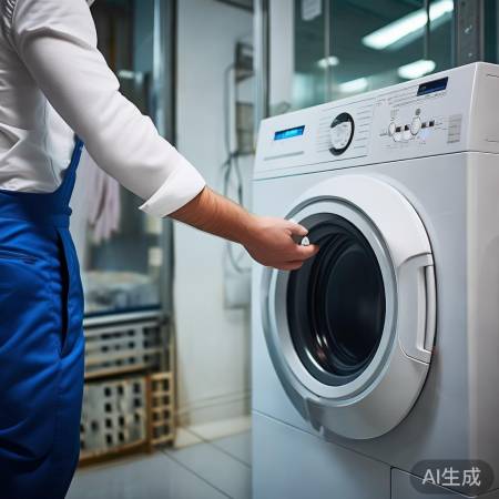 洗衣机组装完毕，通电测试正常否