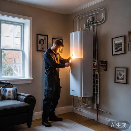 壁挂炉安装：通风易燃，安全为先