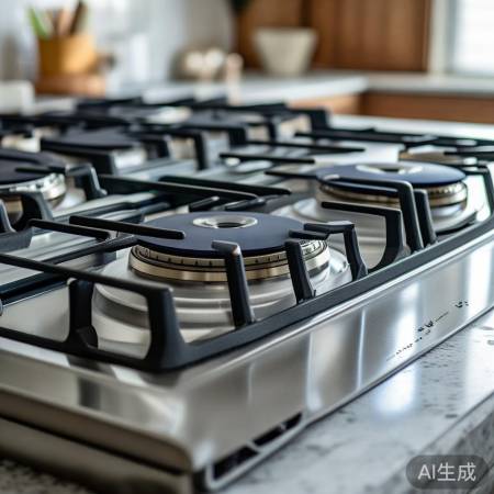 选燃气灶：炉头抗锈耐高温，尺寸