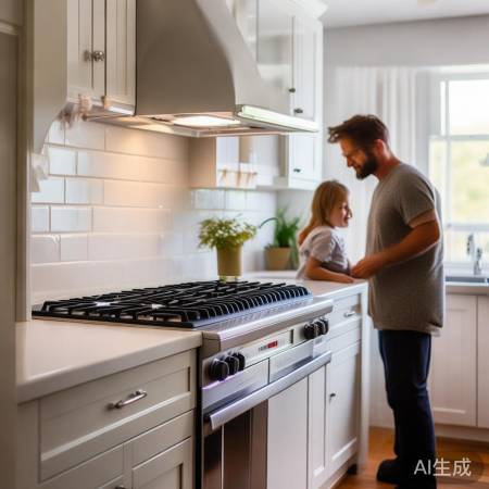 煤气炉安装指南：热水器与炉子距